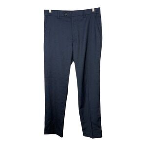 Michael Kors Mens Dress‎ Pants Slim Fit Stretch Navy Blue Business Casual 32x32